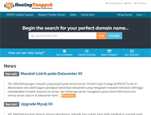 Tablet Screenshot of member.hostingtangguh.com